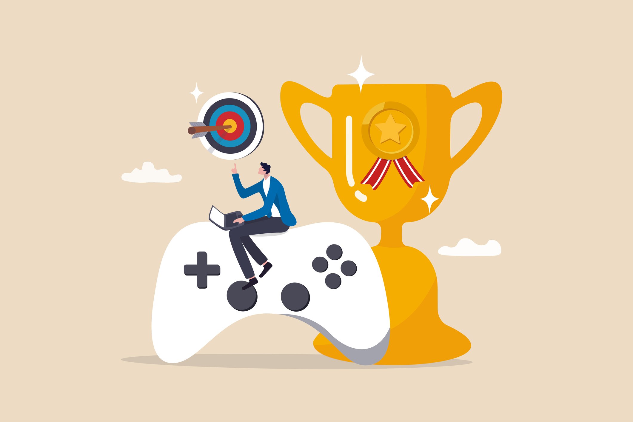 illustration of gamification