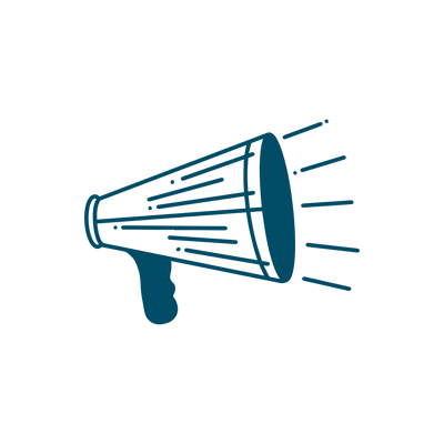 Ciphr_DetailIllustration_DeepBlue_Megaphone