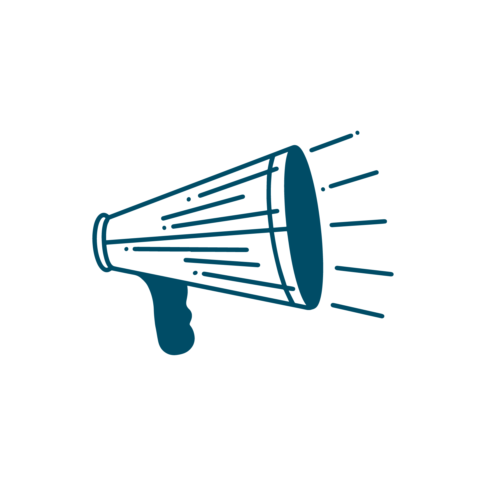 Ciphr_DetailIllustration_DeepBlue_Megaphone