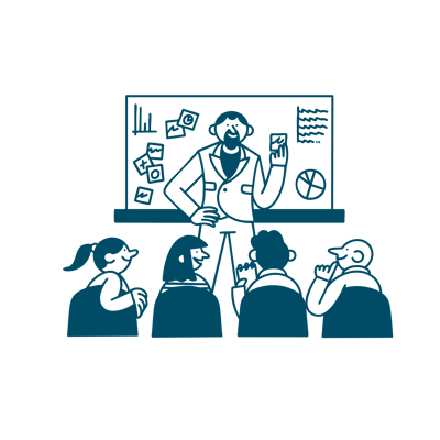 Ciphr_FeatureIllustration_DeepBlue__Training in person